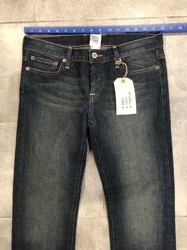 Lucky Brand Dungarees By Gene Montesano Size 29 (32x31) Dark Wash Denim Jeans - Picture 2 of 10