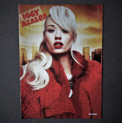 Poster Iggy Azalea # australische Rapperin im A4 Format