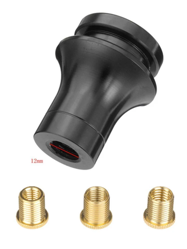 M12 X 1.25 Thread Aluminum Car SUV Manual Gear Shift Knob Boot Retainer Adapter - Image 2 of 4