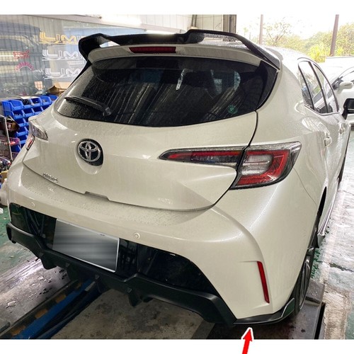 Matte Black For TOYOTA Corolla Auris Hatchback NEW Rear Bumper Lip Splitter - Picture 8 of 10