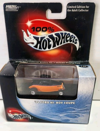 100% Hot Wheels Black Box 34 Ford Hi Boy Coupe orange & schwarz 2003 #7 Realriders