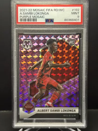 2021-22 Panini Mosaic FIFA Road to World Cup /49 Albert Sambi Lokonga Rookie RC