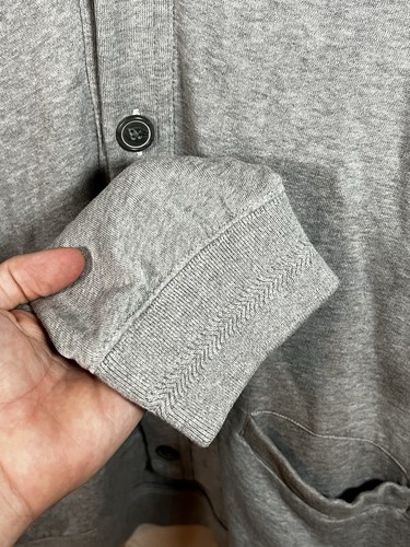 Jos A Bank Cotton Cardigan Sweater Mens XXL Gray NWT - Picture 4 of 8