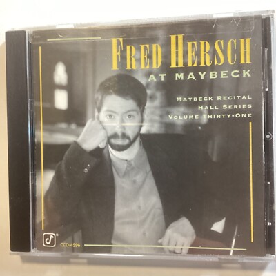 Live at Maybeck Recital Hall, Vol. 31 Fred Hersch CD - Free Shipping
