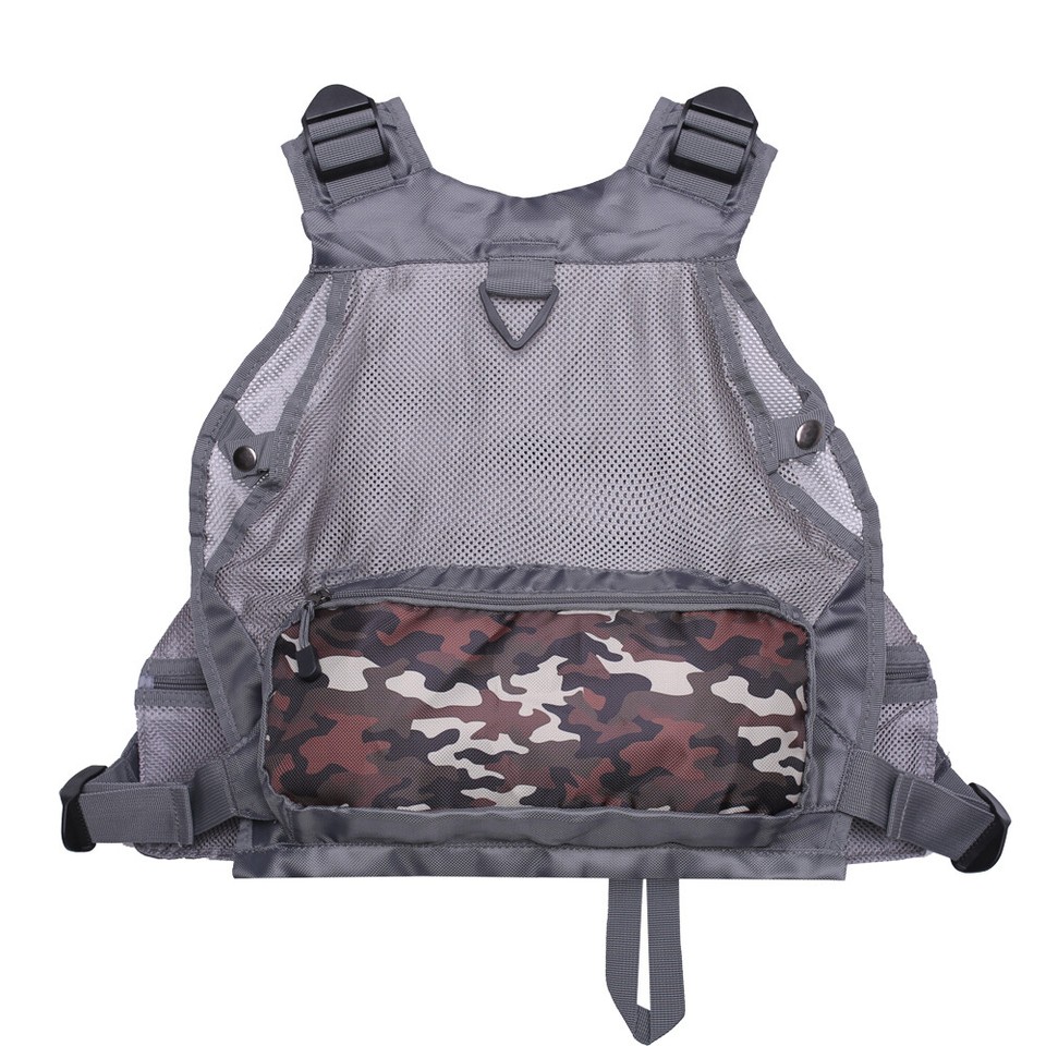 Fishing Vest backpack For Fly Fishing General Size Mesh Adjustable ...