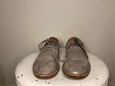 Trask women’s Oxford sz9 Metallic Tan Chukka laced shoes luxury formal neutral Trask Ana Suede Women main image 4