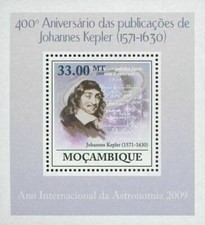 Astronomy Johannes Kepler Mini Sov. Sheet MNH