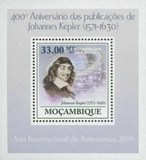 Astronomy Johannes Kepler Mini Sov. Sheet MNH