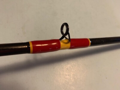 VINTAGE HARNELL 6 FOOT 11 1/2 INCH 30 TO 100 POUND CLASS FISHING ROD  REFURBISHED | eBay