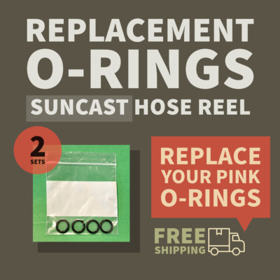 Replacement O-Rings for Suncast Hose Reels: Mobile/Hideaway Reels Only