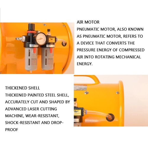 Explosion-proof Pneumatic Blower BSTQ-300 Portable Mobile Pneumatic Exhaust Fan - Picture 6 of 22