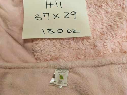 Starting Out Pink Baby Blanket Elephant Bird Girl Security Lovey Reversible - Picture 12 of 12
