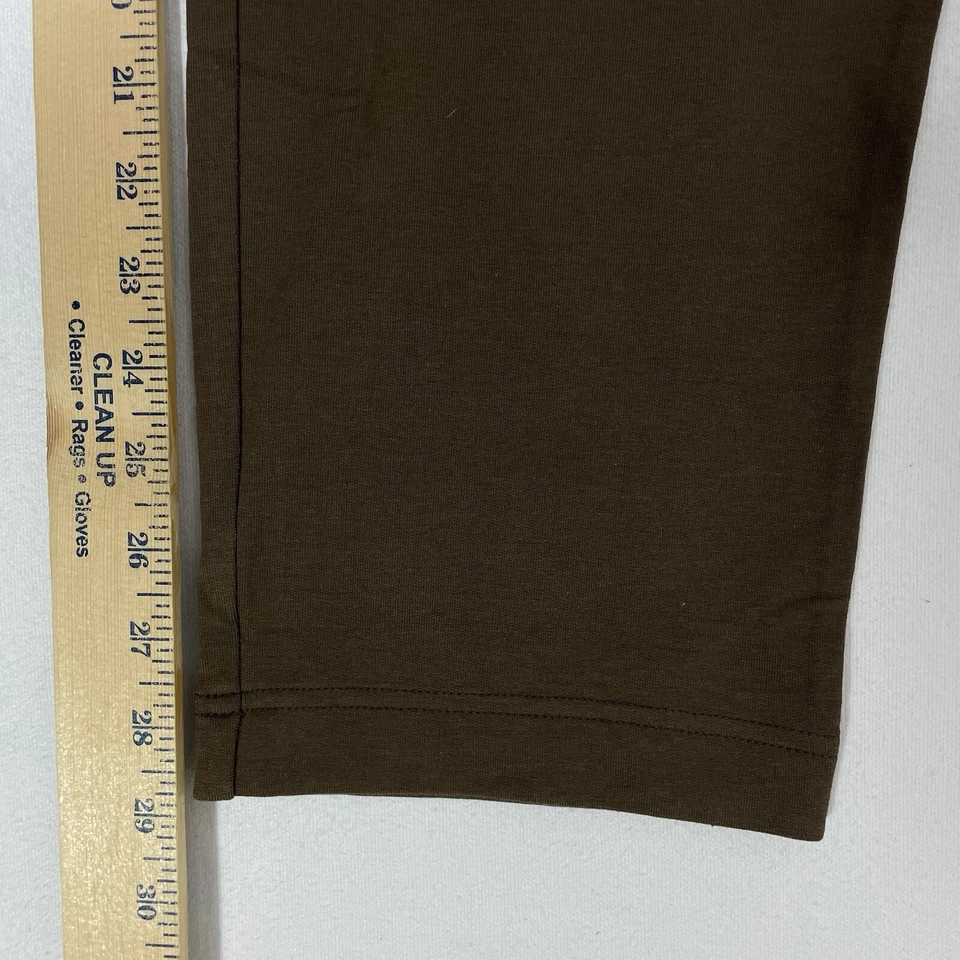 J. Jill Pants Pull-On Slim Leg Elastic Waist Womens Size PL Brown Solid. - Image 4 of 4