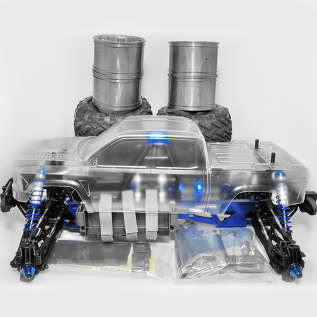 Hyper MT Plus II MONSTER TRUCK RTR SILVER BODY Hyper MT Plus II MONSTER TRUCK RTR SILVER BODY