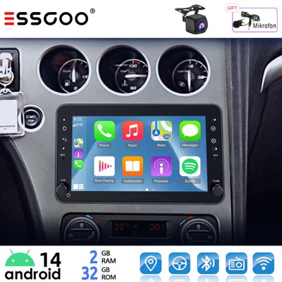Autoradio Android 14 Carplay GPS Für Spider Romeo 159 Sportwagen Alfa Brera +KAM