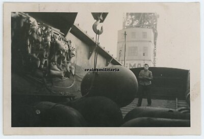 Orig. Foto russ. Beute Boje Marinefährprahm Fähre MFP Fähre Schiff Finnland 1942