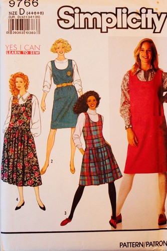 ¡Tú eliges! VESTIDO JUMPER Patrón de costura Falta y Talla Grande ~ UC - Imagen 36 de 53