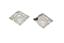 Salt Dips Salt Cellars (2) Glass