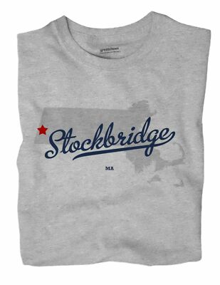 Stockbridge Massachusetts MA T-Shirt MAP