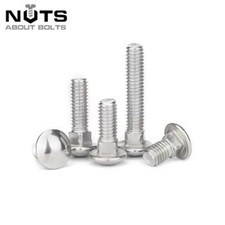 M5 M6 M8 Cup Square Carriage Bolt Coach Screw A2 Stainless Steel Coach Bolts