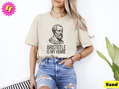 Funny Aristotle Shirt Ancient Greek Philosophy Teacher TShirt Philosopher Gift