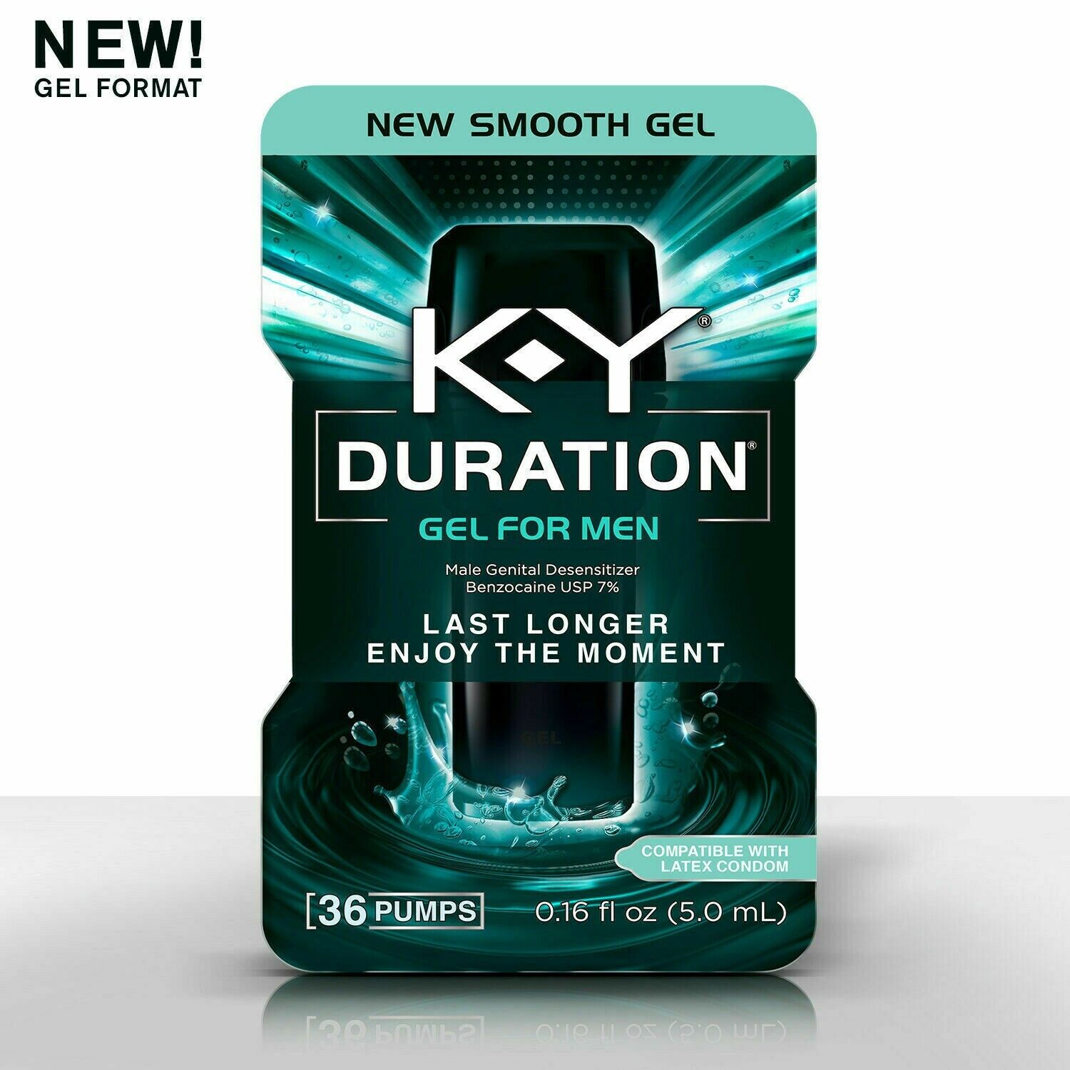 K-Y Duration Gel for Men Last Longer-Enjoy The Moment 36 pumps*EXP 1/20*