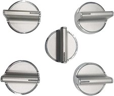Burner Knob Compatible with Whirlpool Range  5 Pack  WEE730H0DS0 WEE730H0DW0