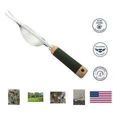Professional Grade Weed Remover - Deep Digging V Nose & Comfort Grip Handle