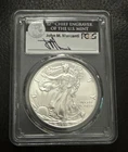 2017 Silver Eagle MS70 First Strike John Mercanti Signed PCGS EC Detail