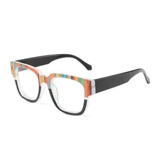 Square Anti Blue Light Reading Glasses Women Fashion Leisure Presbyopic Readers