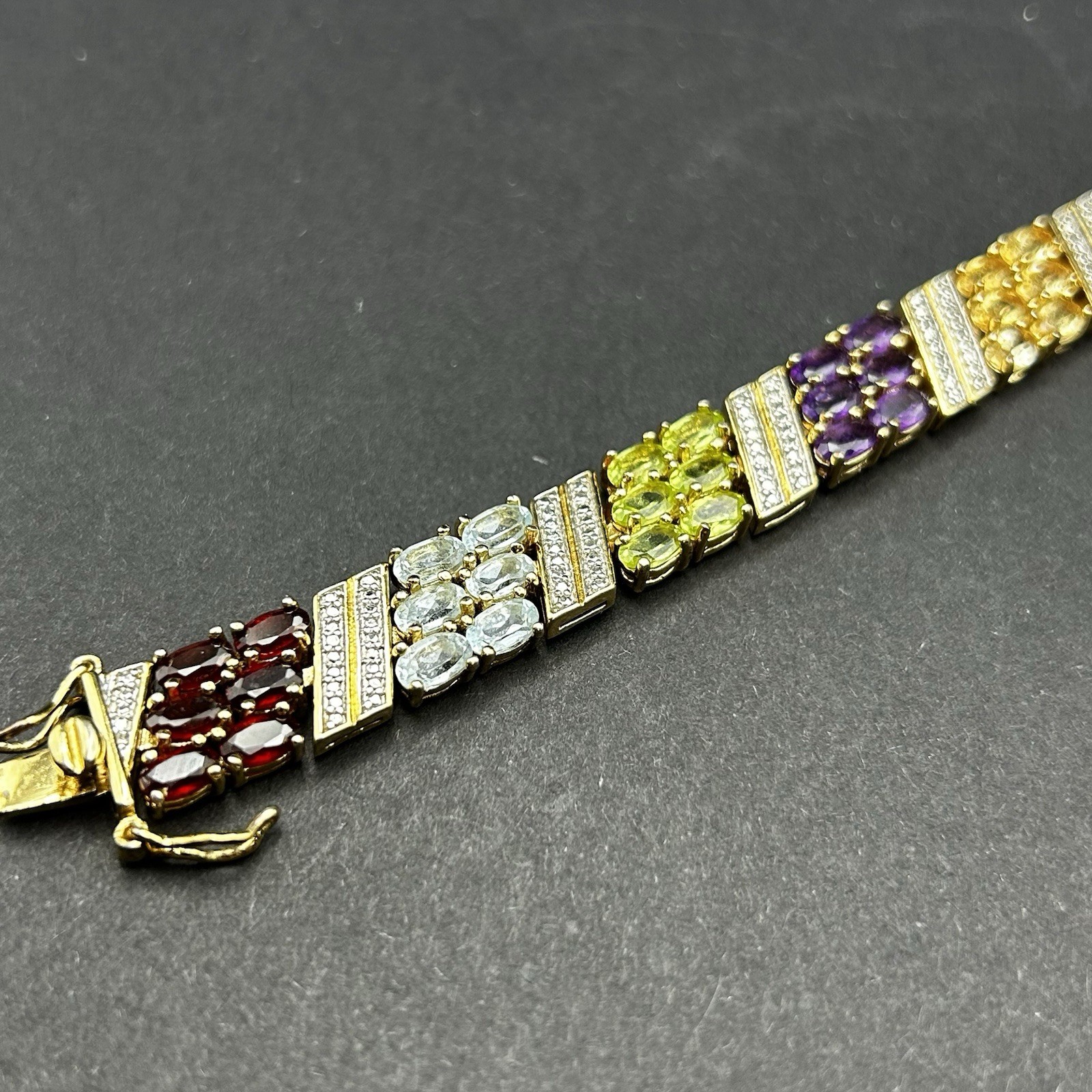 PAJ BR Multicolored Gemstone Statement Bracelet -… - image 4