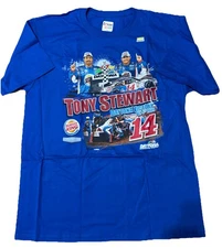 NEW Tony Stewart Burger King 2009 Daytona Win T Shirt Chase Authentics