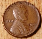 Lincoln Wheat Cent 1927 S VF#8