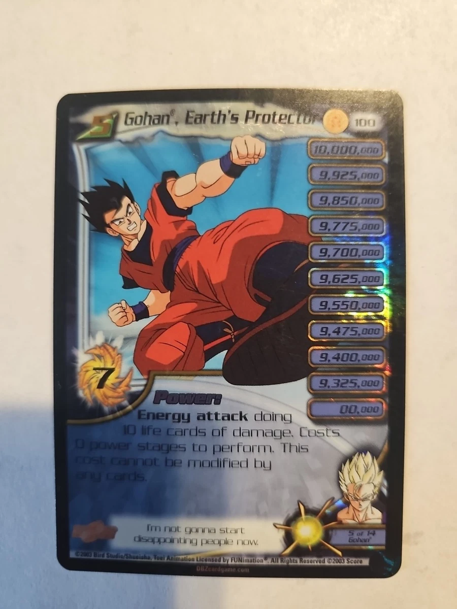 Dragon Ball Z TCG Rare Individual Collectible Card Game Cards for