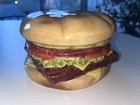 Extremely Rare Vtg Wendy’s Promo Advertisement Ceramic Burger Bank — photo 1