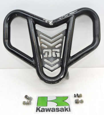   08-14 KAWASAKI KFX450R KFX 450 R Black Aluminum DG Front Bumper Guard  