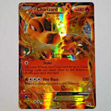 Carta Promo Pokémon Charizard EX XY29 Holo Giocata Leggermente (8)