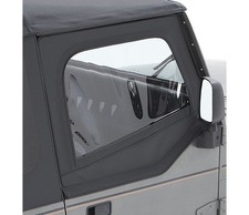 Bestop Replacement Door Skins Pair Black Denim For 1988-1995 Jeep Wrangler Yj