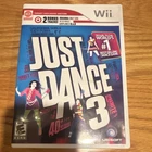 Ubisoft Just Dance 3 Nintendo Wii Manual Multiplayer Dance E10+ NTSC