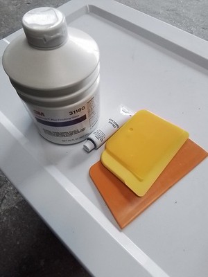 3M 31180 Platinum Plus Finishing Glaze +  '3' spreaders