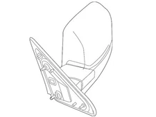 Left Mirror For 17-18 Ram 2500 ZS56V5