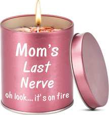 Mom Scented Candle Unique Funny Mothers Day Holiday Thanksgiving Gift Gardenia
