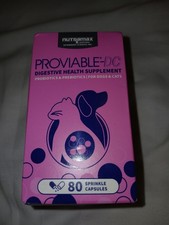 Proviable Digestive Health Supplement for Dogs 80 Chewable Tablets exp 06/2027