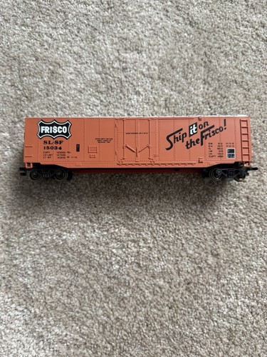 Bachmann HO Scale Frisco 15034 Steel Plug Door Boxcar Güterwagen | Zustand: Used