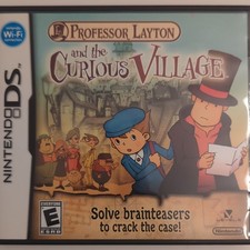 Professor Layton and the Curious Village 2008 Complete W/ Inserts And Manual