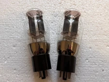 2x 5C3S  / 5U4G Silver Plate  Vintage  Kenotron Rectifier  Tubes  /  New