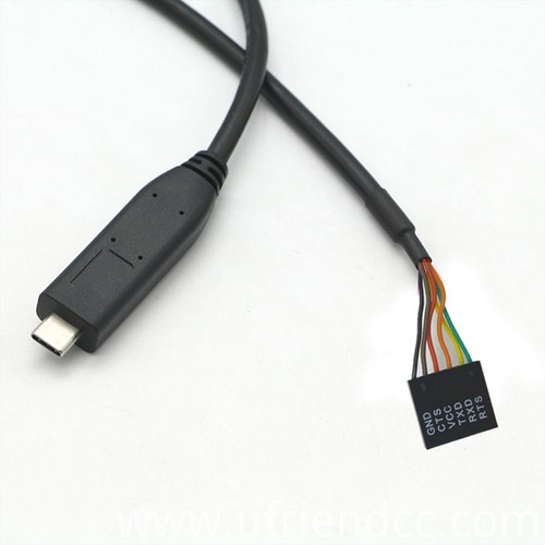 USB C to 3.3V TTL UART Serial Cable TTL-232R-3V3 with FT232 Chipset, 6 Way... - 第 5/6 張圖片