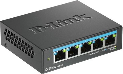 D-Link DMS-105 5-Port Multi-Gigabit Unmanaged Desktop Switch 5X 2,5G Ports