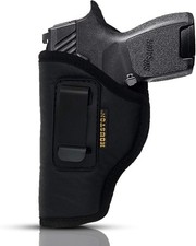 Houston Gun Holsters IWB Holster, Full-Size Pistols Black Left