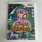 Wii Kirby's Epic Yarn Nintendo 2010 Tested / Working  - No Manual
